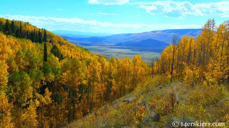 Fall mountain biking in Crested Butte.