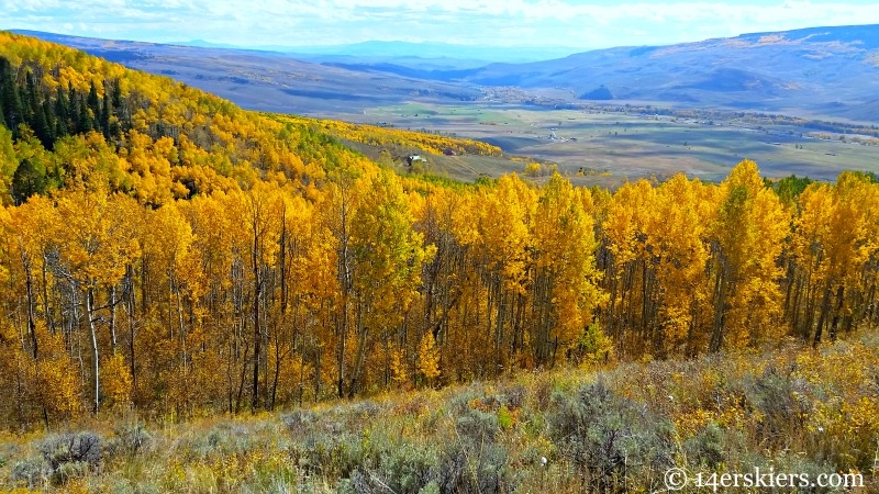 Fall mountain biking in Crested Butte.