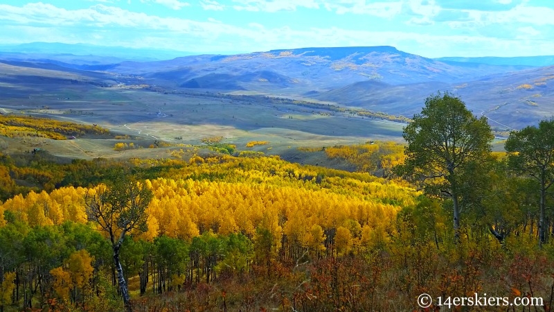 Fall mountain biking in Crested Butte.