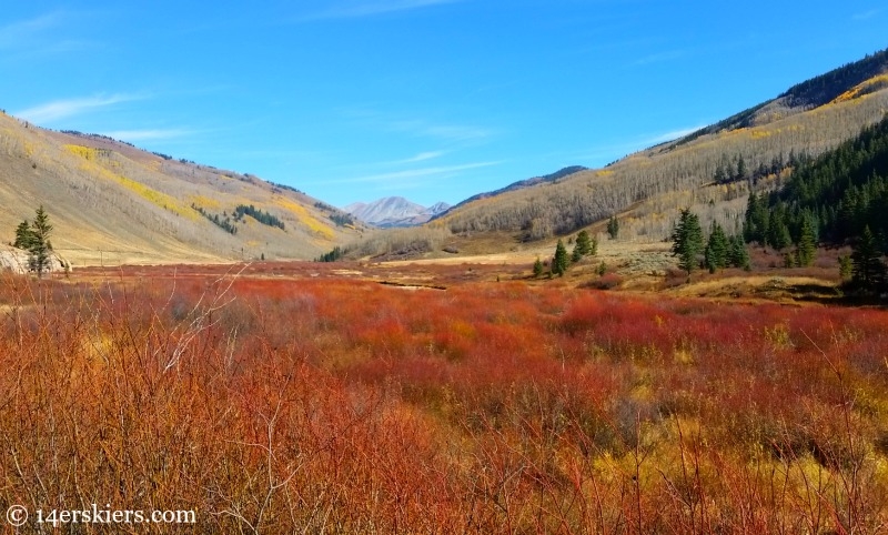 Fall mountain biking in Crested Butte.