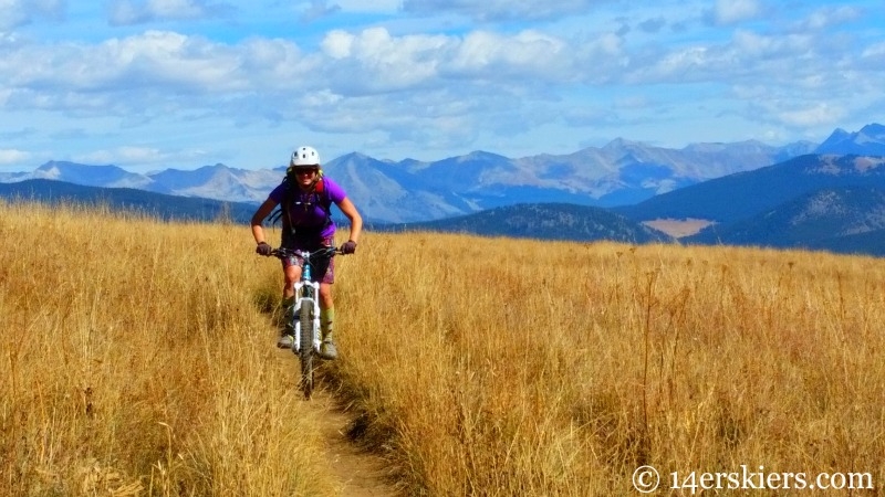 Fall mountain biking in Crested Butte.