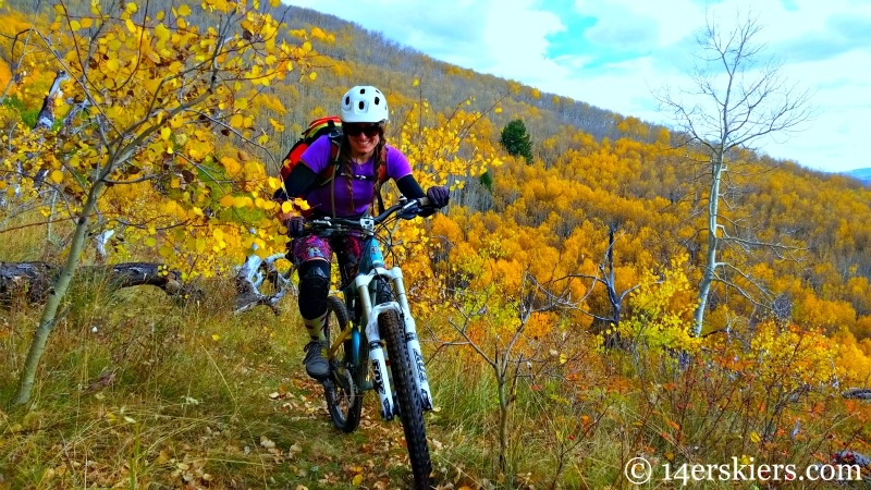 Fall mountain biking in Crested Butte.