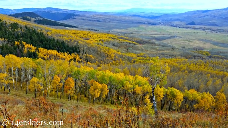 Fall mountain biking in Crested Butte.