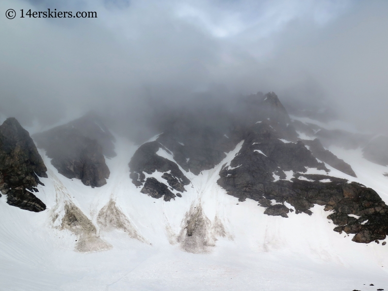 James Peak east face. 