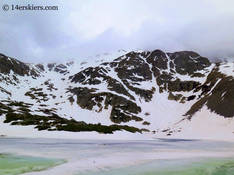 Views from James Peak Lake. 