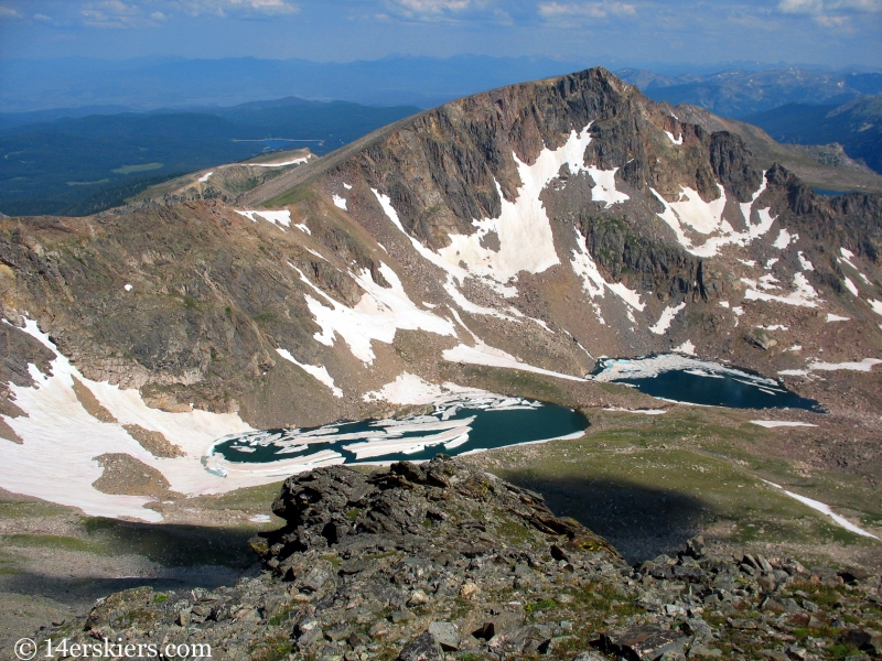 Views from the summit of Jasper Peak.