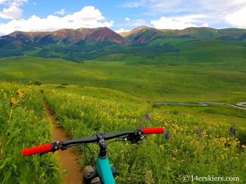 July mountain biking in Crested Butte