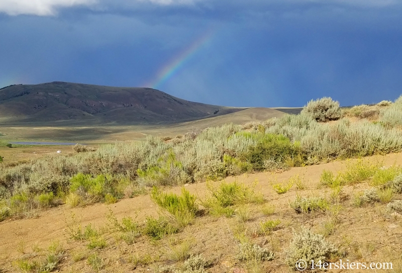 Rainbow at Hartman Rocks