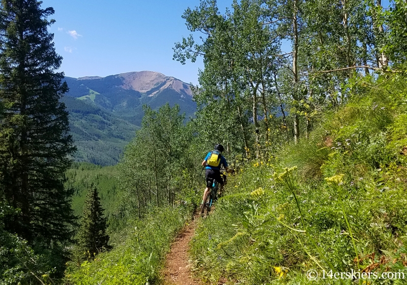 July mountain biking in Crested Butte