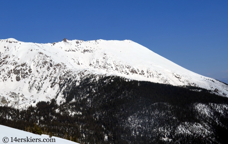 Bloodshaw, backcountry skiing in the Gore Range, Colorado.  