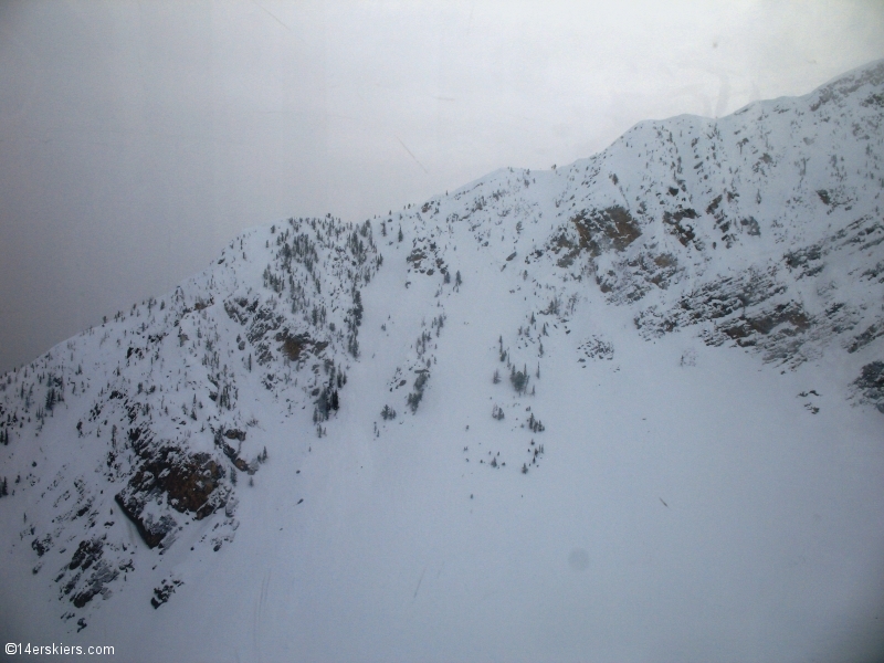 Skiing at Kicking Horse