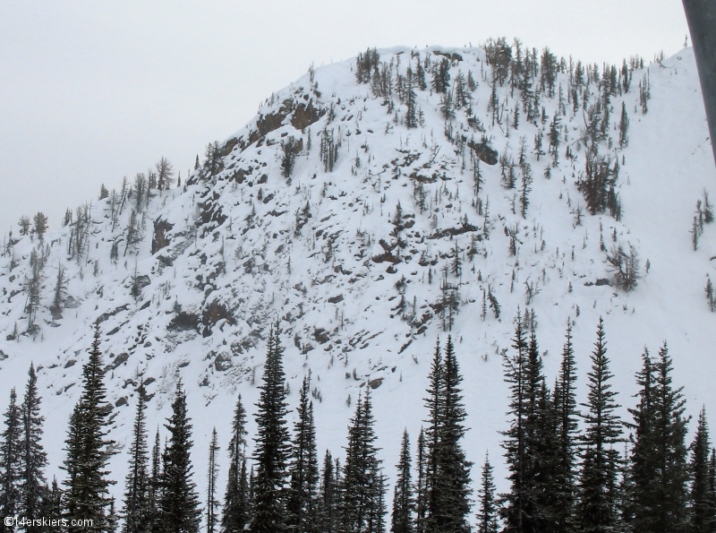 Skiing at Kicking Horse