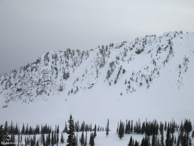 Skiing at Kicking Horse