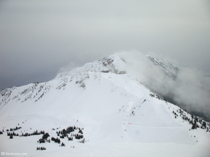 Skiing at Kicking Horse