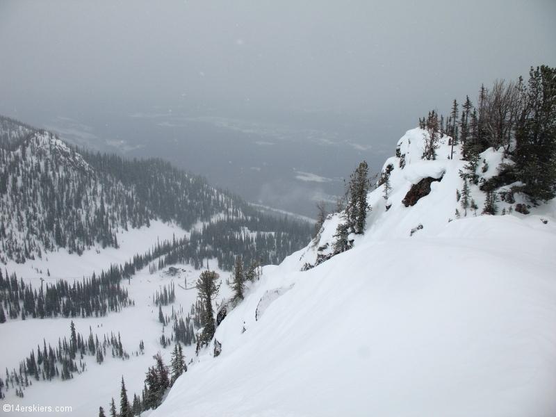 Skiing at Kicking Horse