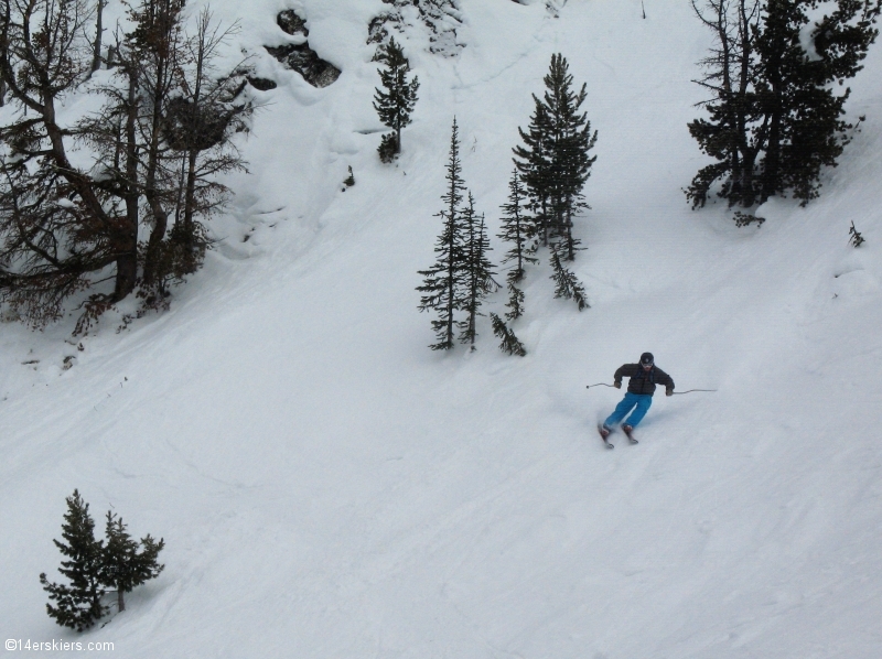 Skiing at Kicking Horse