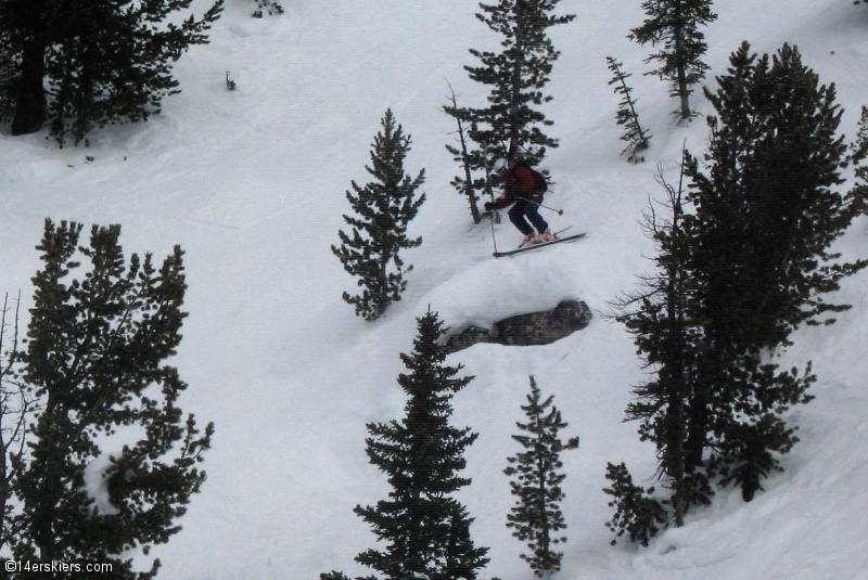 Skiing at Kicking Horse