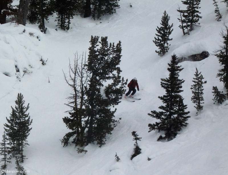 Skiing at Kicking Horse