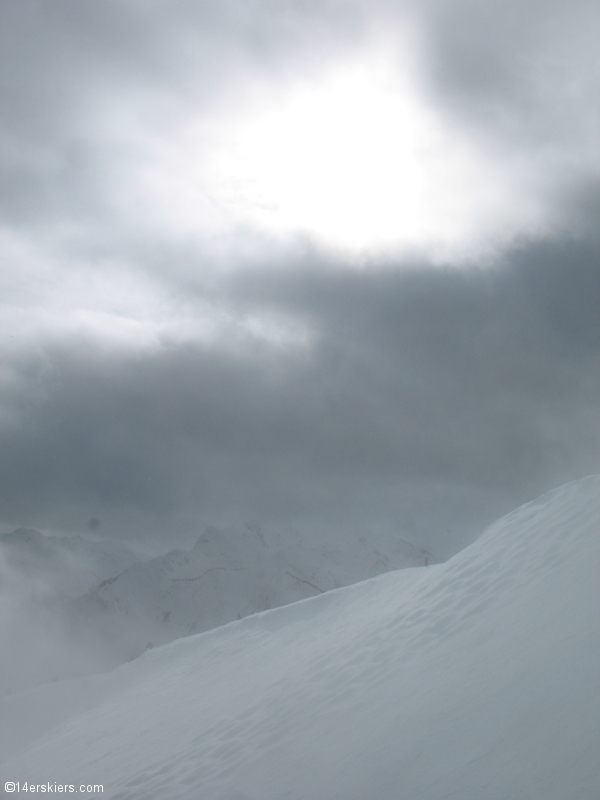 Skiing at Kicking Horse