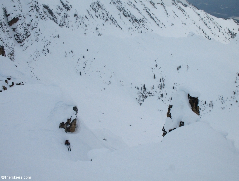 Skiing at Kicking Horse