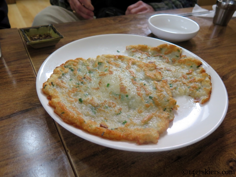 Korean Pancake (seafood variety)