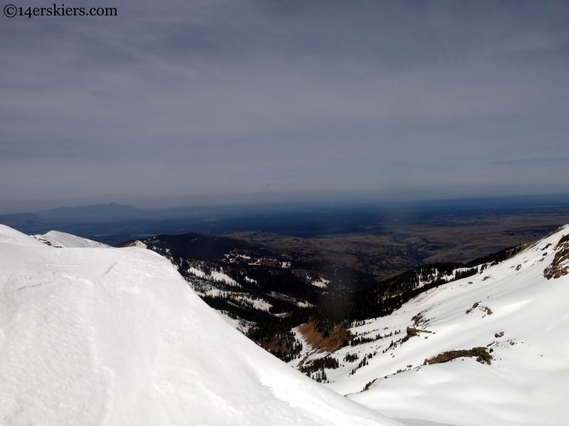 Looking west from La Plate mountain range in CO