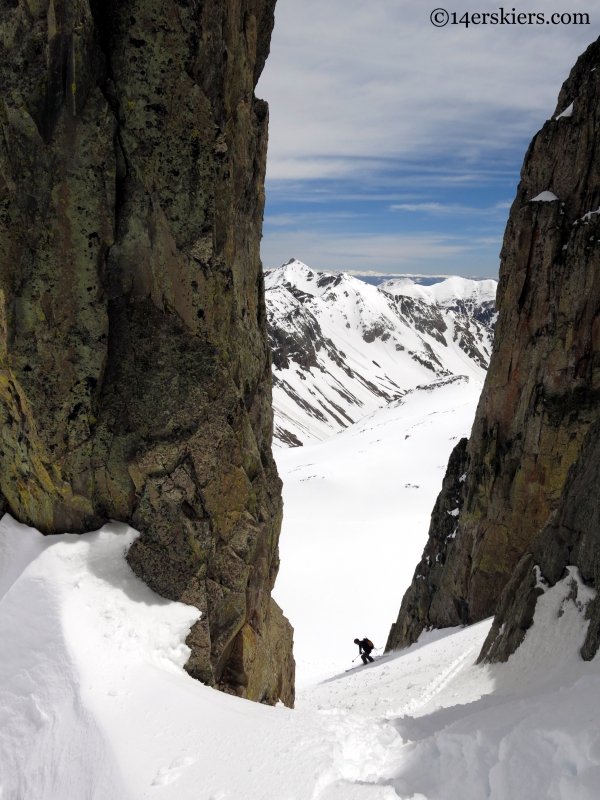 la plata range ski descent