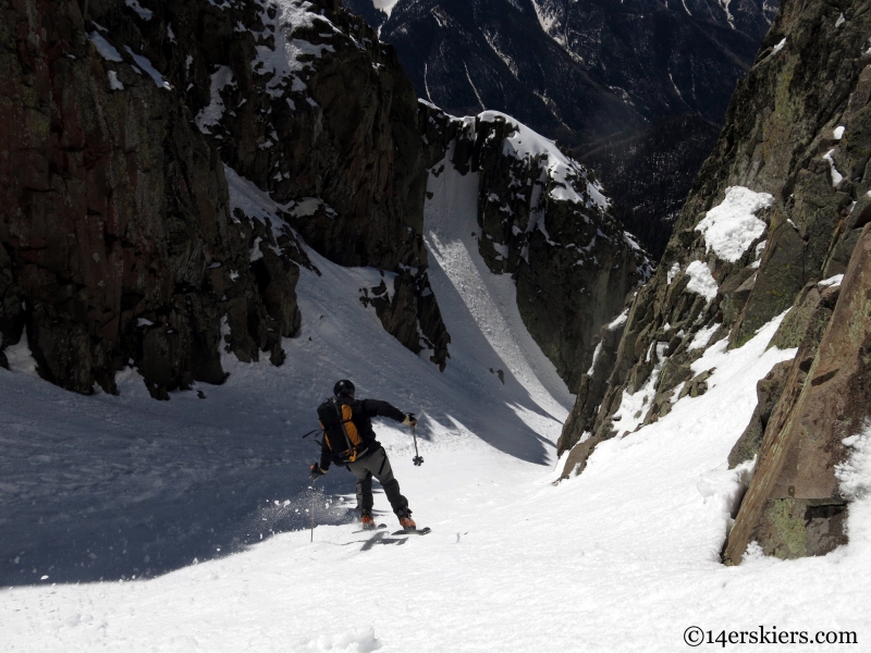 skiing the la platas