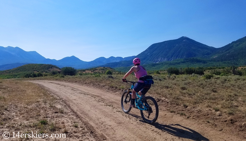 Mountain biking Interocean Pass to Lamborn Trail  near Paonia