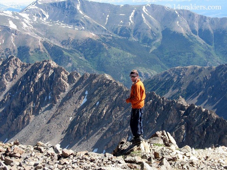 Frank Konsella on summit of La Plata.