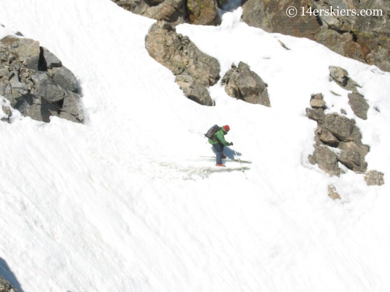 Frank Konsella backcountry skiing La Plata Peak