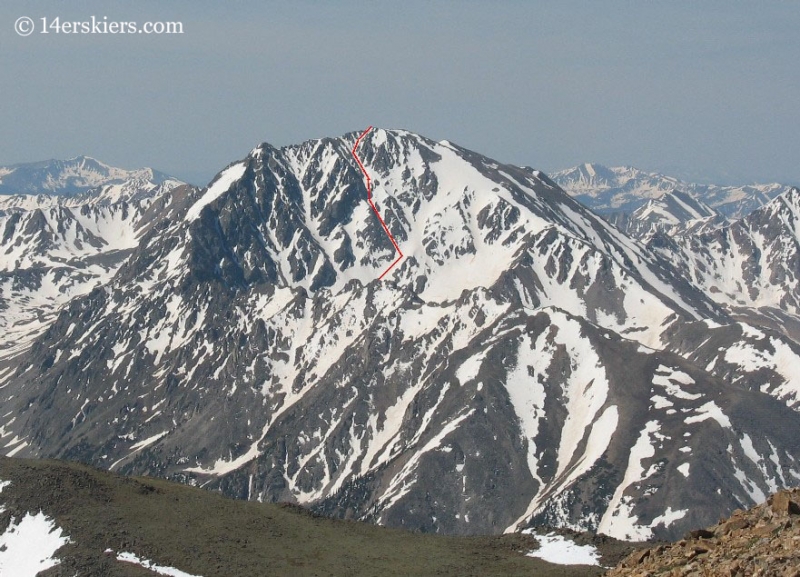 La Plata seen from Mount Elbert