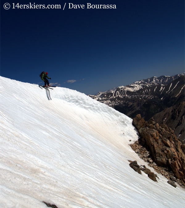 Frank Konsella skiing La Plata.  