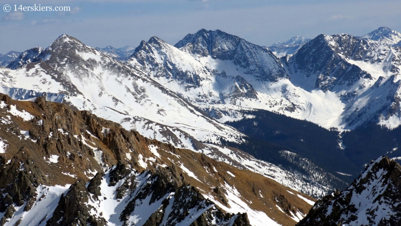 The Apostles in the Sawatch Range. 