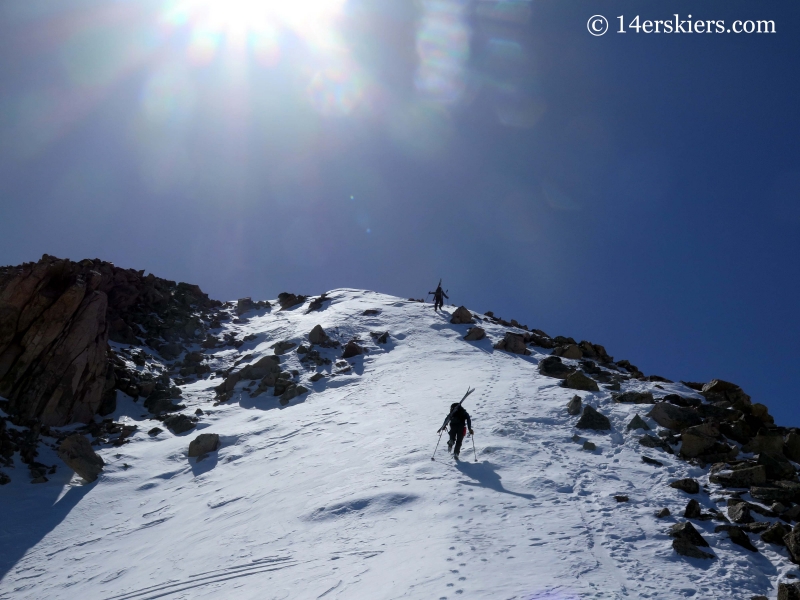 Ridge hike on La Plata. 