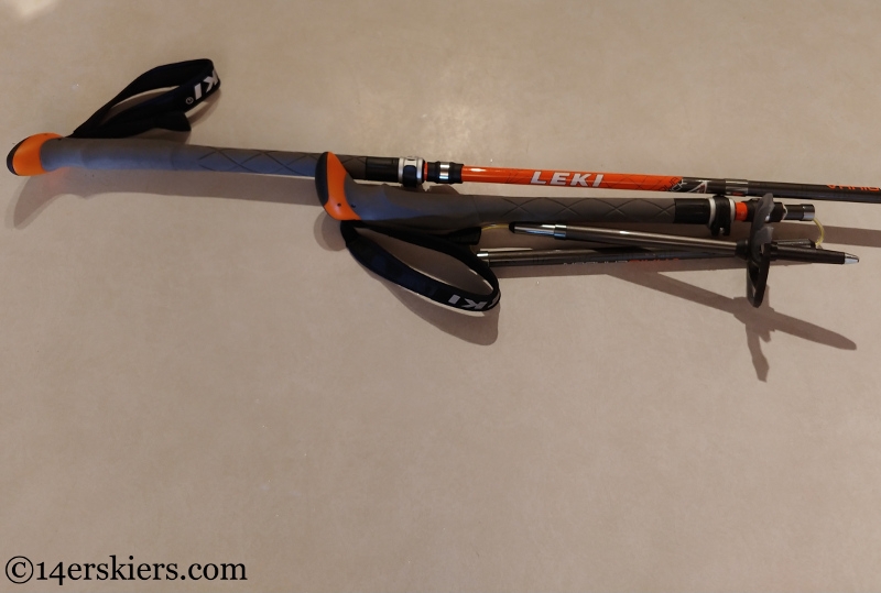 LEKI tour stick vario carbon ski poles review