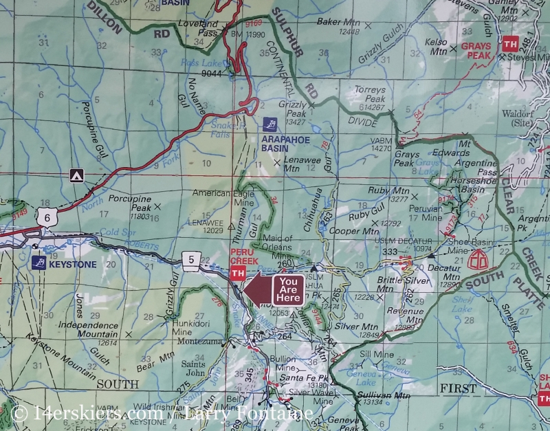 Map of the Lenawee Trail