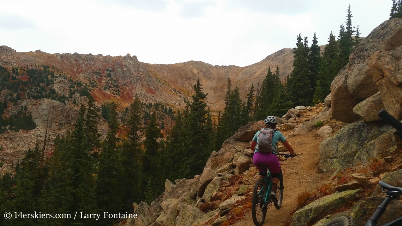 Brittany Walker Konsella mountain biking Lenawee Trail