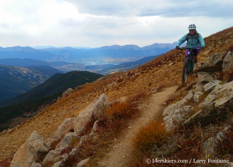Brittany Walker Konsella mountain biking Lenawee Trail