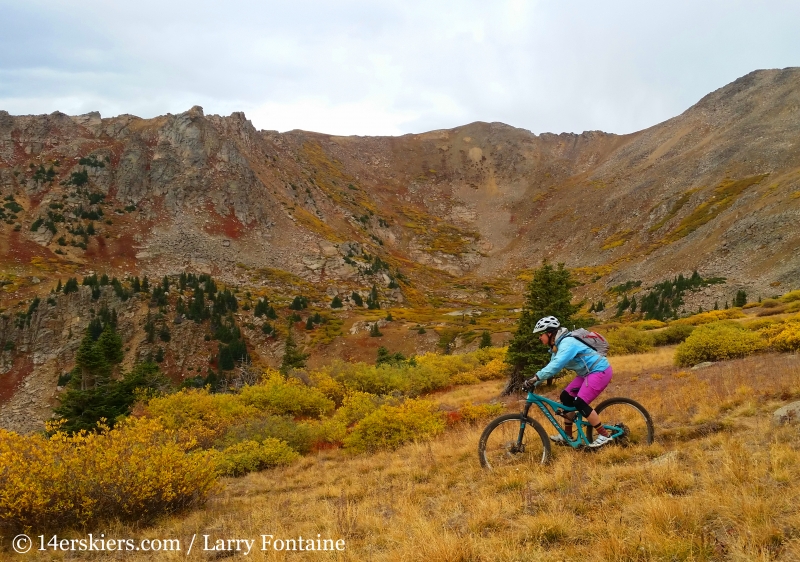 Brittany Walker Konsella mountain biking Lenawee Trail