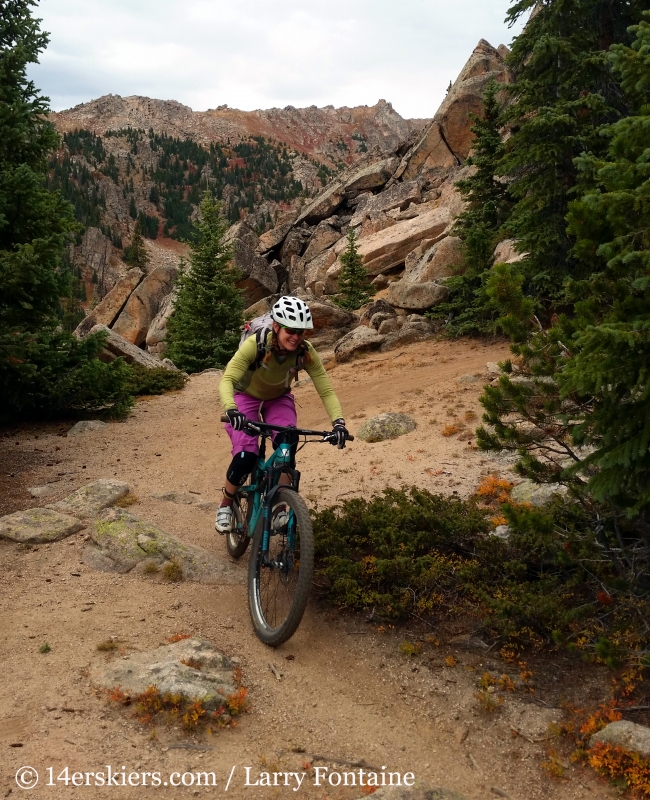 Brittany Walker Konsella mountain biking Lenawee Trail