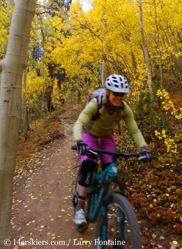 Brittany Walker Konsella mountain biking Lenawee Trail