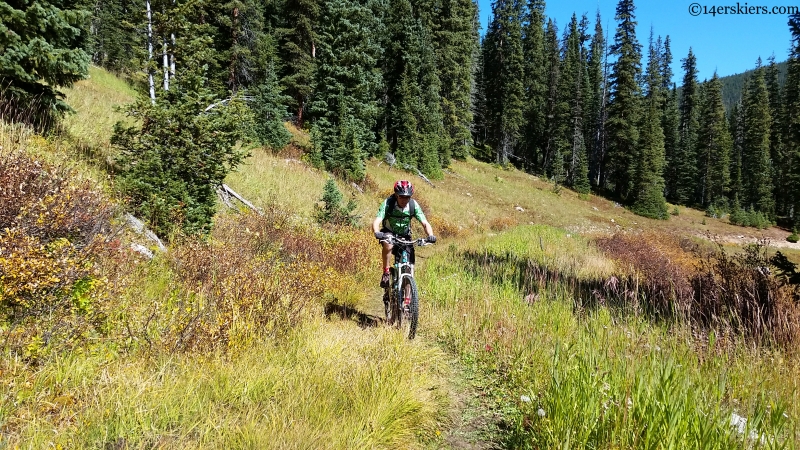 lily lake mountain biking crested butte