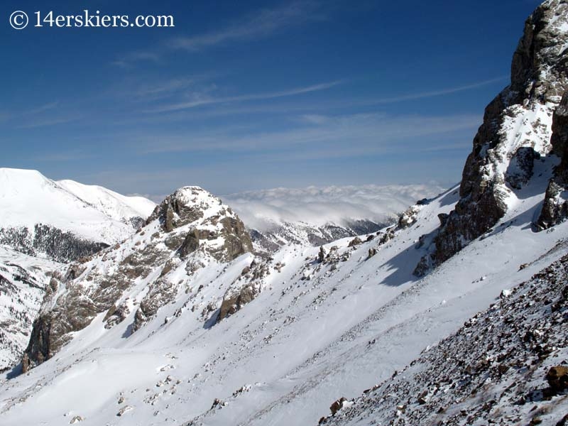 Views while climbing Mount Lindsey. 