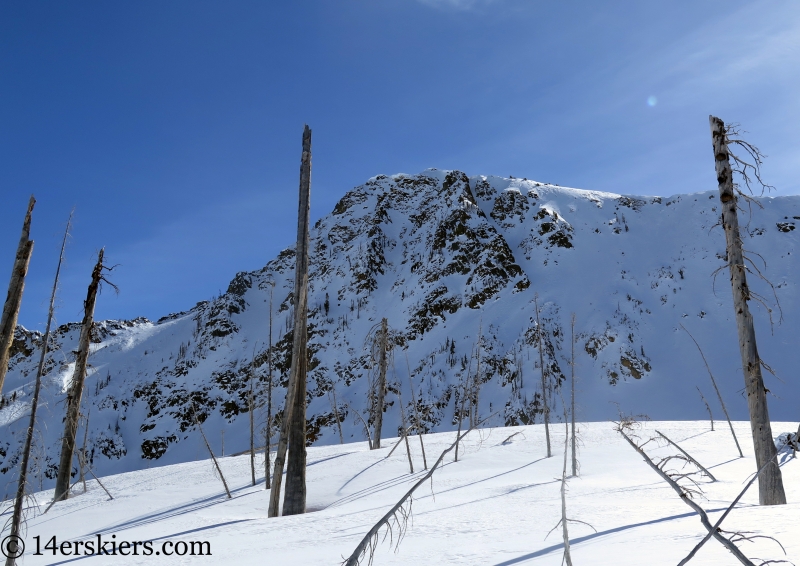 North face of Little Agnes Mountain. 