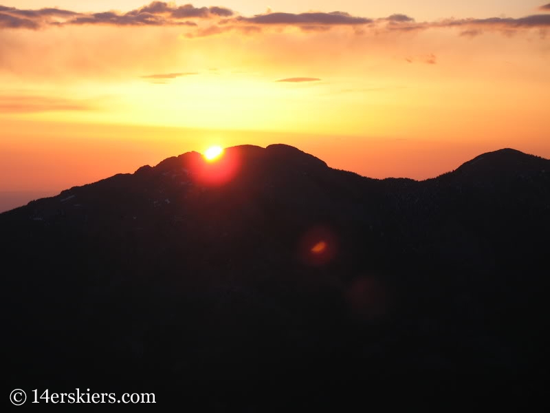 Sunrise on Longs Peak