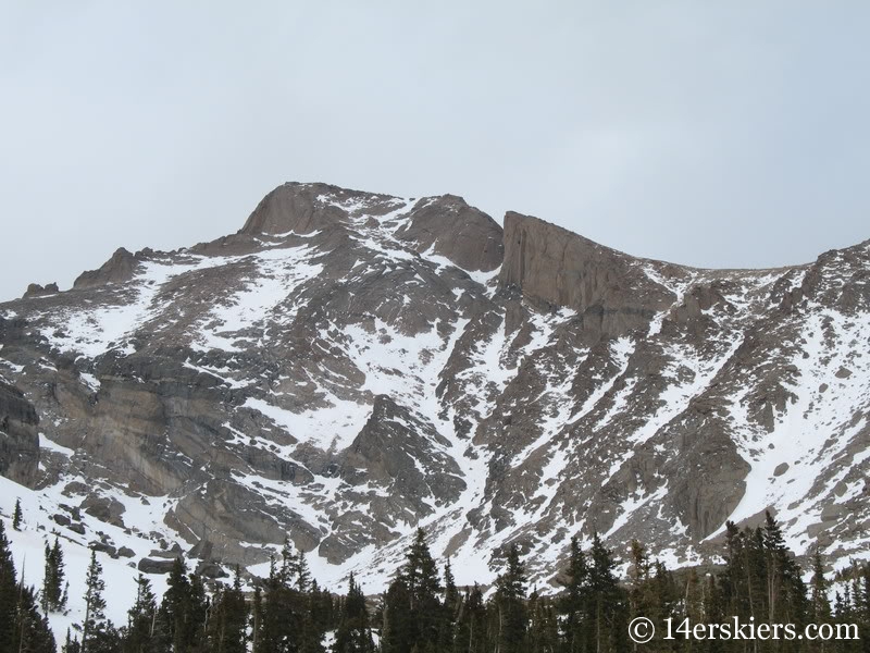 Longs Peak south side, Keplinger's Couloir.