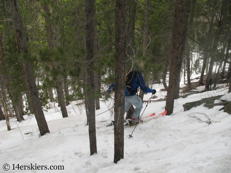 Exiting Wild Basin.