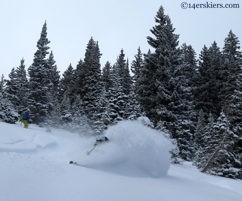 deep snow in Marble