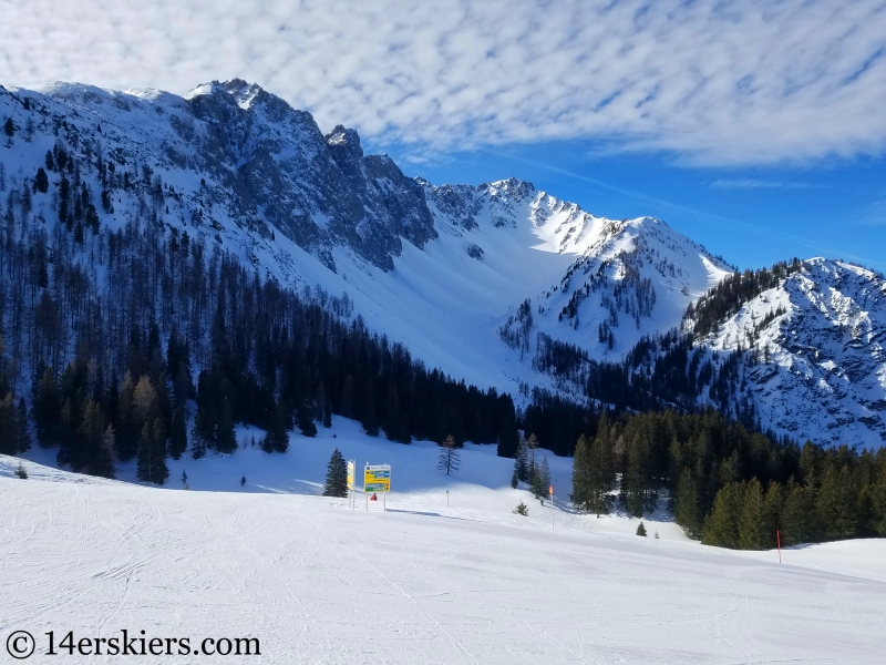 Marienberg ski area, Tirol, Austria